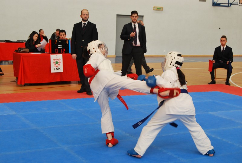Campeonato Navarro Alevín, Infantil y Juvenil de Kumite en Barañain